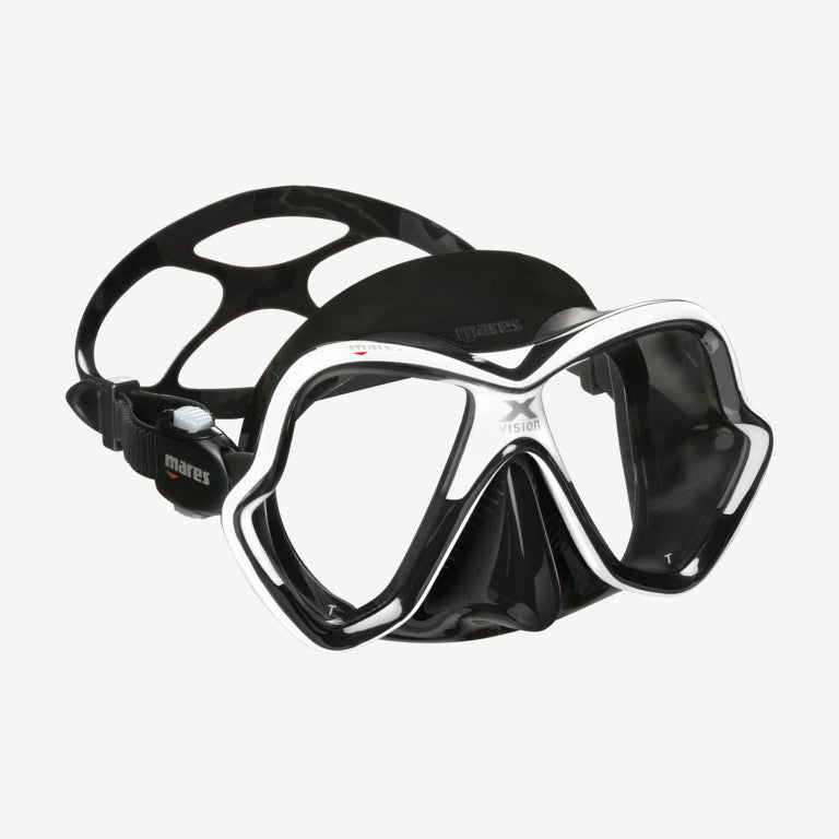 Mares X-Vision Dive Mask-White/Black-