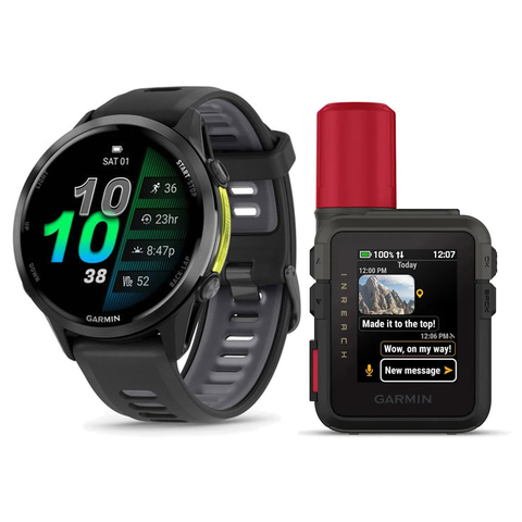 Garmin Forerunner 970 GPS Running Smartwatch with inReach® Mini 3 Plus