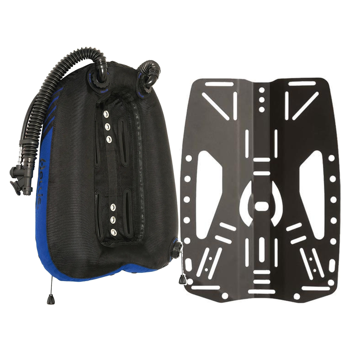 Hollis CRIB Custom Dual Tank 45 Dual Bladder Wing Package — Blue