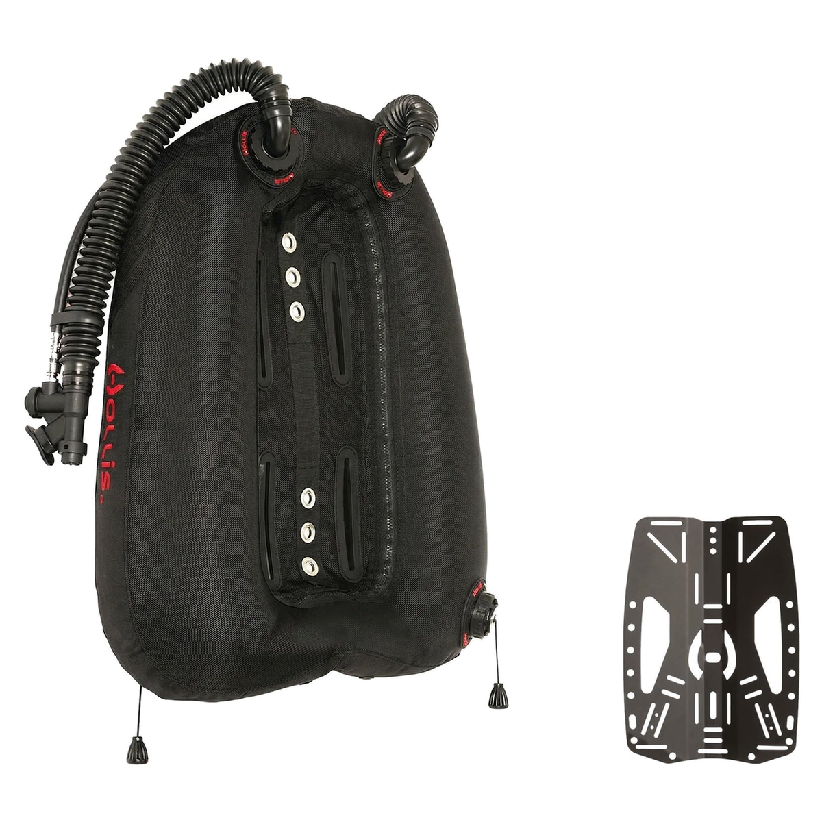 Hollis CRIB Custom Dual Tank 45 Dual Bladder Wing Package — Black