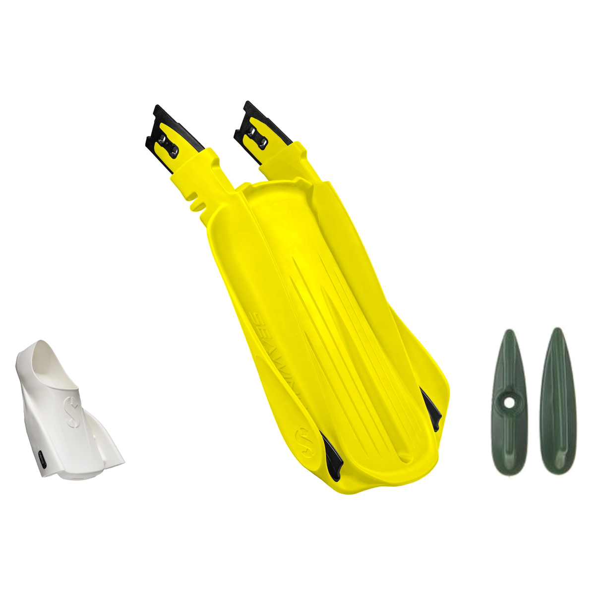 Scubapro Seawing Supernova Fins Package — Yellow, L/XL (Large / X-Large), XL (X-Large)