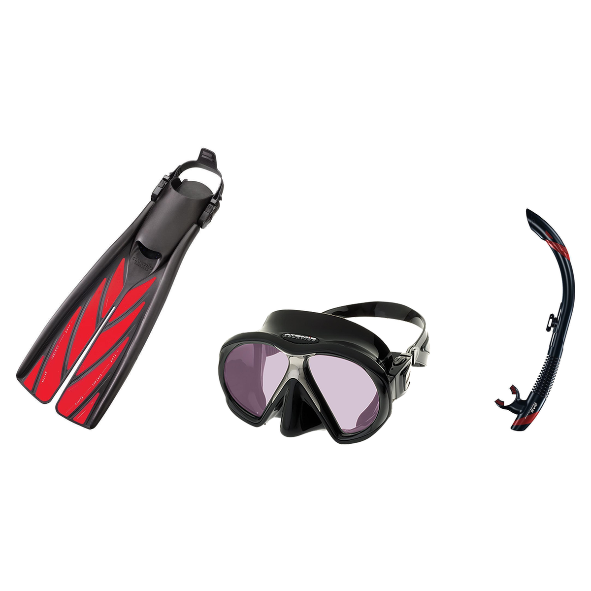 Atomic Aquatics Mask Fin Snorkel Package – Venom, Arc SubFrame or Frameless 2 Mask + SV2 Snorkel + Blade Fins — Arc SubFrame…