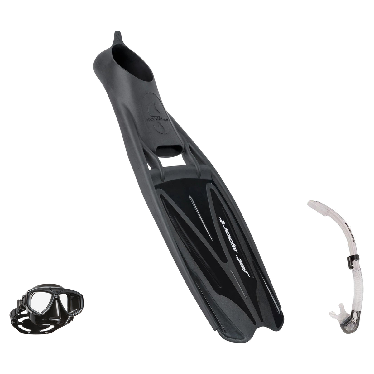 Scubapro Mask Fin Snorkel Package – Spectra Mini, Spectra or Zoom Mask + Nexus Purge Valve Snorkel + GO Travel Fins — Zoom,…