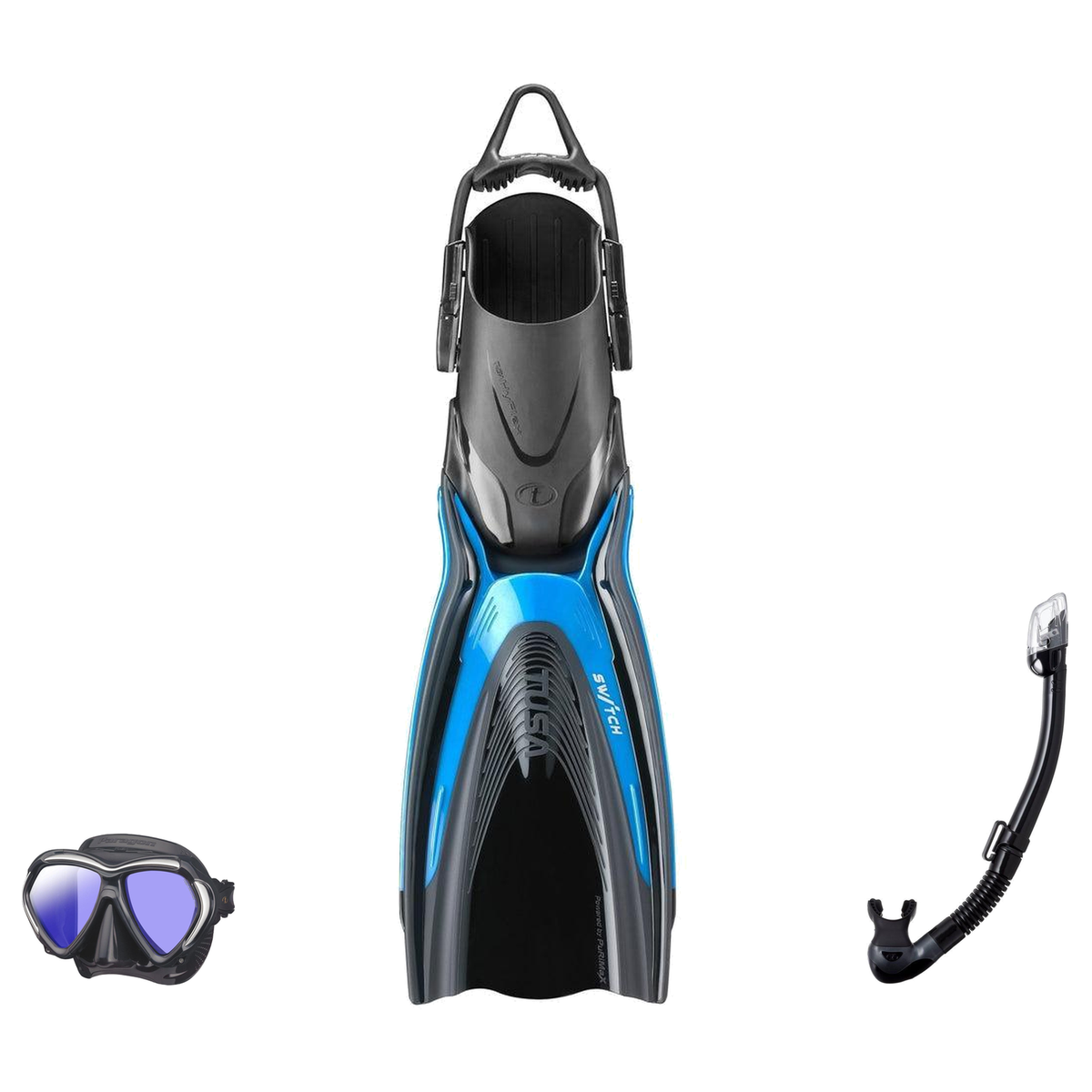 Tusa Mask Fin Snorkel Package – Paragon Professional, Paragon S Single Lens or Zensee Pro Mask + Hyperdry Elite II Snorkel +…