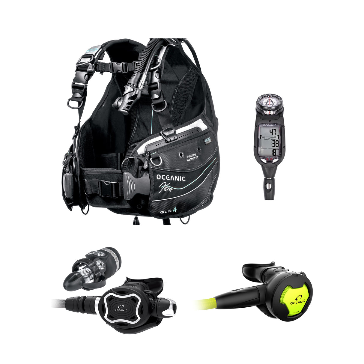 Oceanic Professional Package with HERA BC, W/QLR4 and ZEO + FDXi-XS-YOKE-