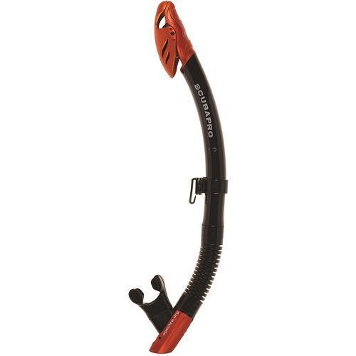 Scubapro Spectra Dry Scuba Diving Snorkel - Red/Black