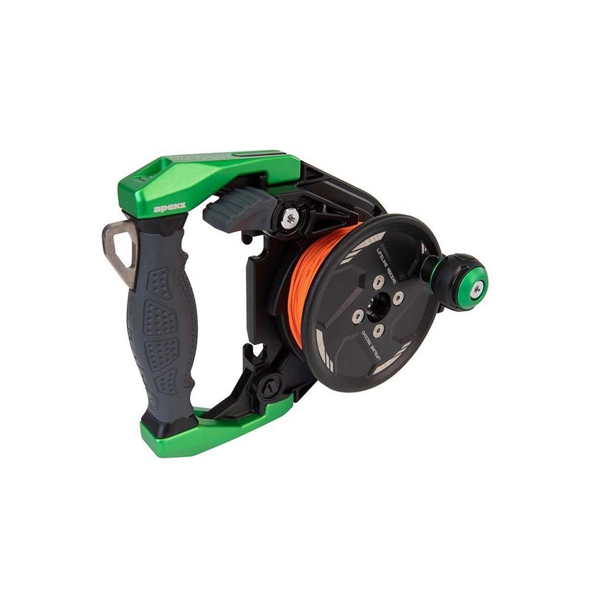 Apeks Ascend Dive Reel-Black/Green-30m-
