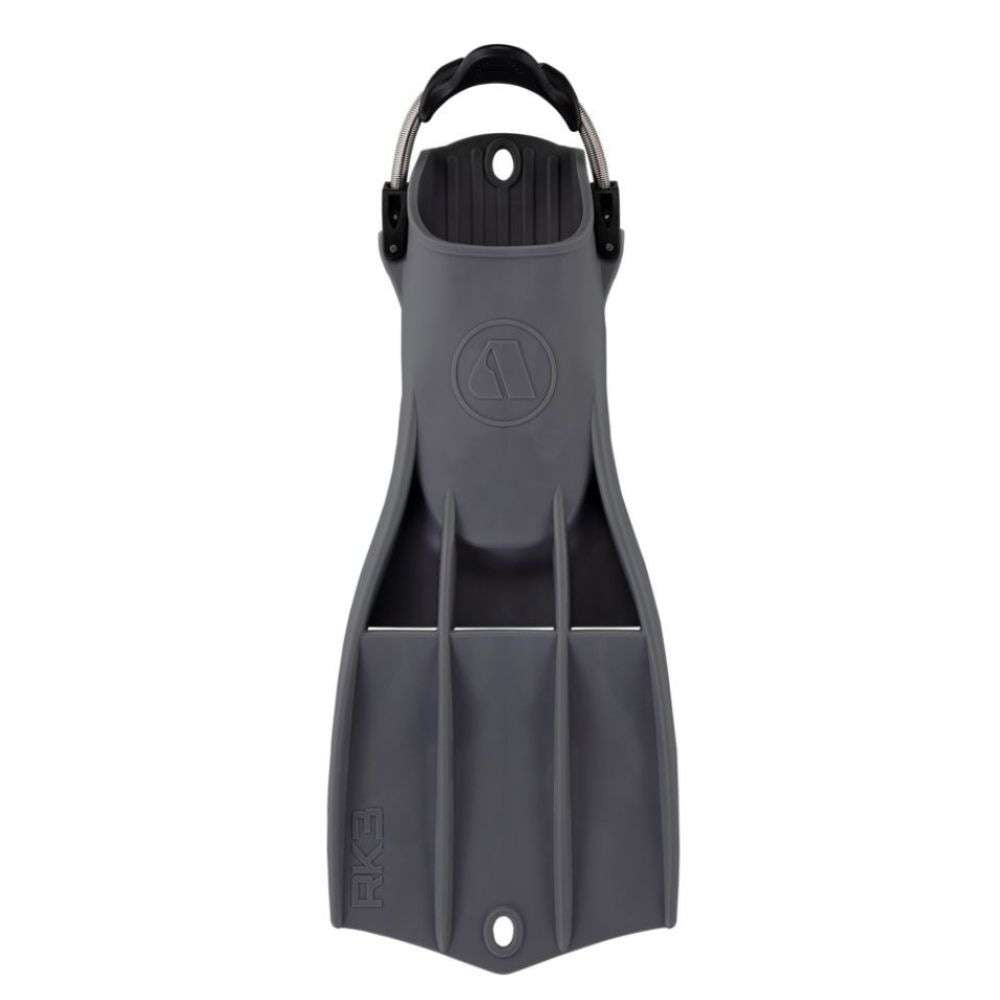 Apeks RK3 HD Open Heel Dive Fins-Dark Grey/Dark Grey-S-