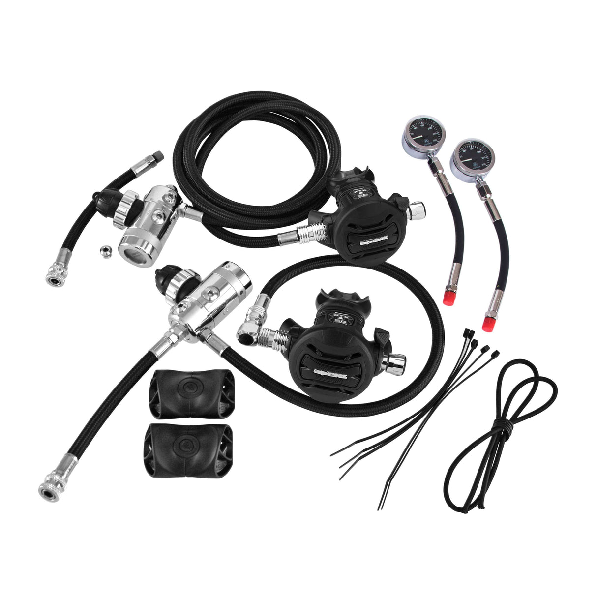 Apeks Sidemount Dive Regulator Set-