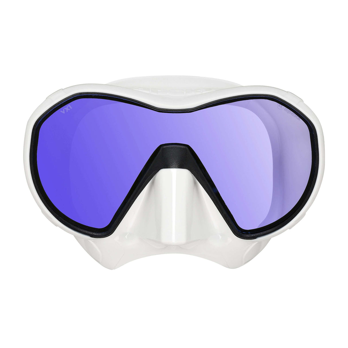 Apeks VX1 Scuba Diving Mask w/ UV Lens-White/Black-