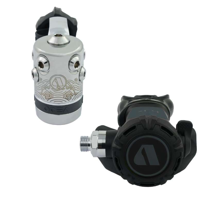 Apeks XL4 OCEA Dive Regulator-YOKE-Black Grey-
