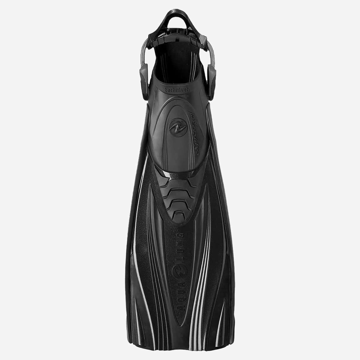 Aqualung Express SS Open Heel Dive Fins-Black/Black-M-
