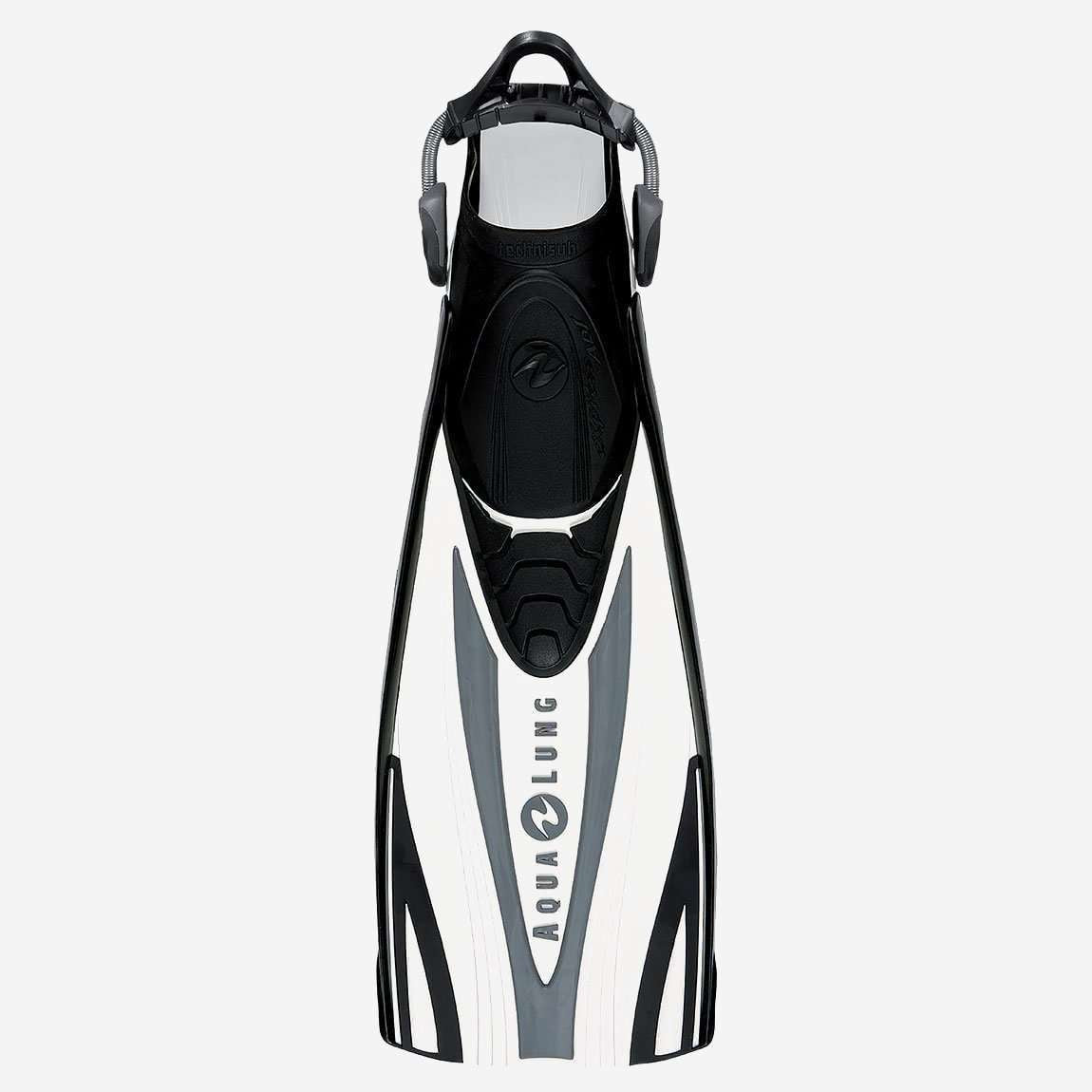 Aqualung Express SS Open Heel Dive Fins-White/Dark Grey-L-