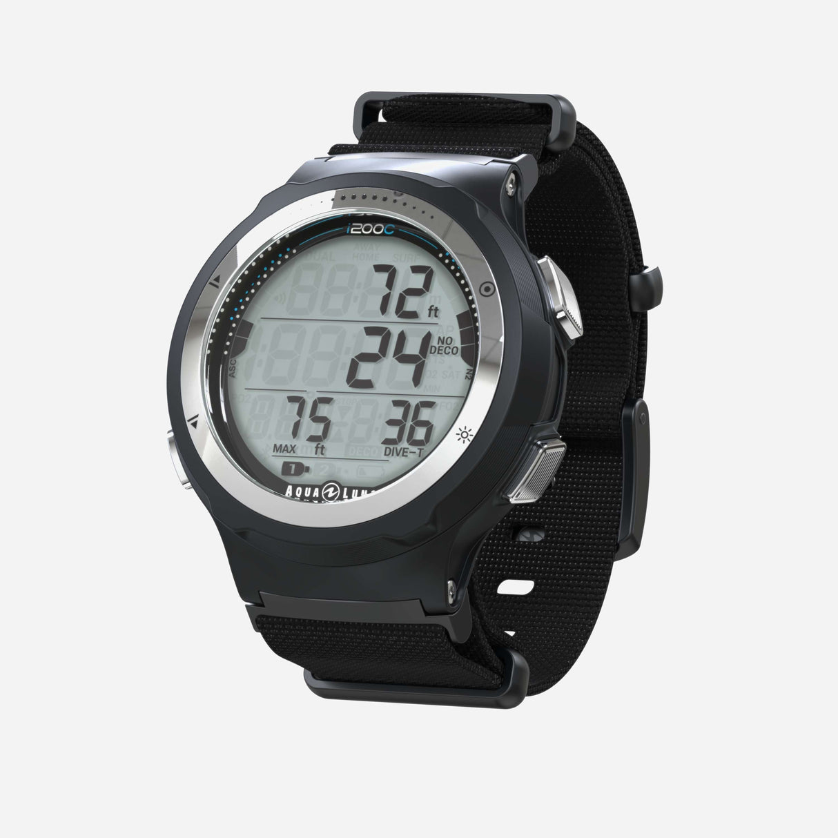 Aqualung I200C Wrist Dive Computer-Black-