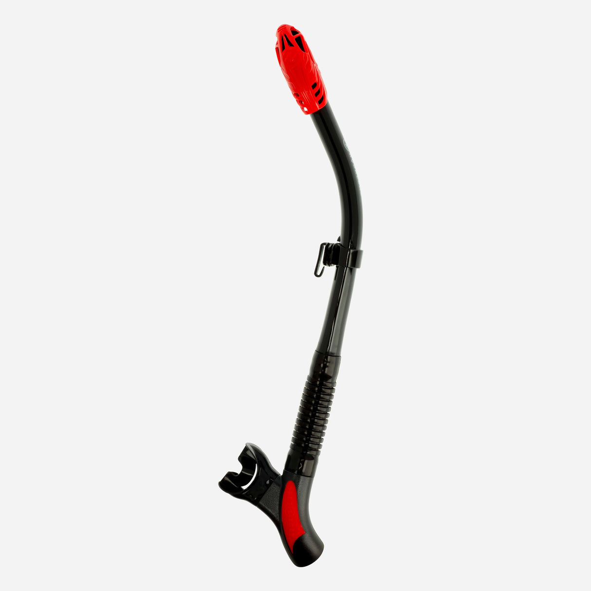 Aqualung Impulse Dry Dive Snorkel-Black/Red-