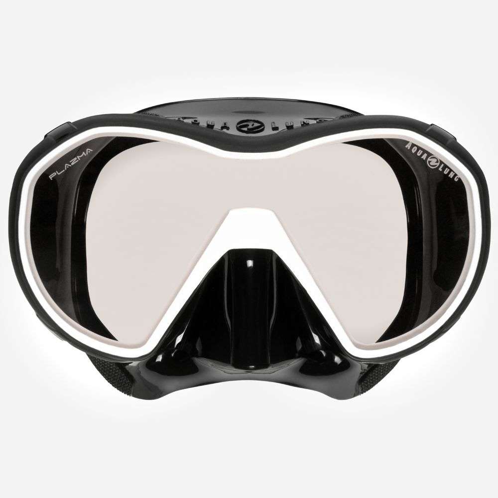 Aqualung Plazma Scuba Diving Mask-Black/White-