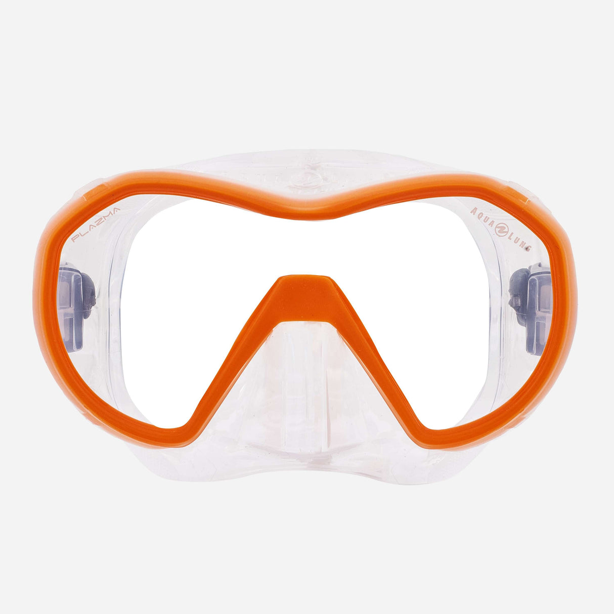 Aqualung Plazma Scuba Diving Mask-Orange/Transparent-