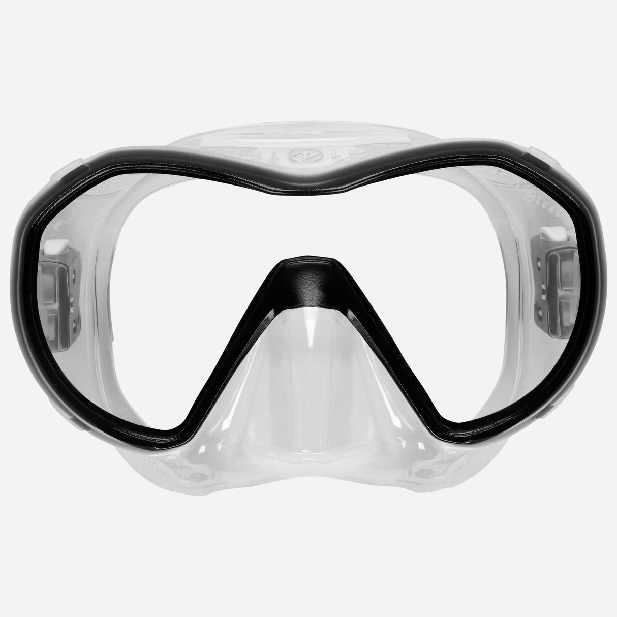 Aqualung Plazma Scuba Diving Mask-Transparent/Black-
