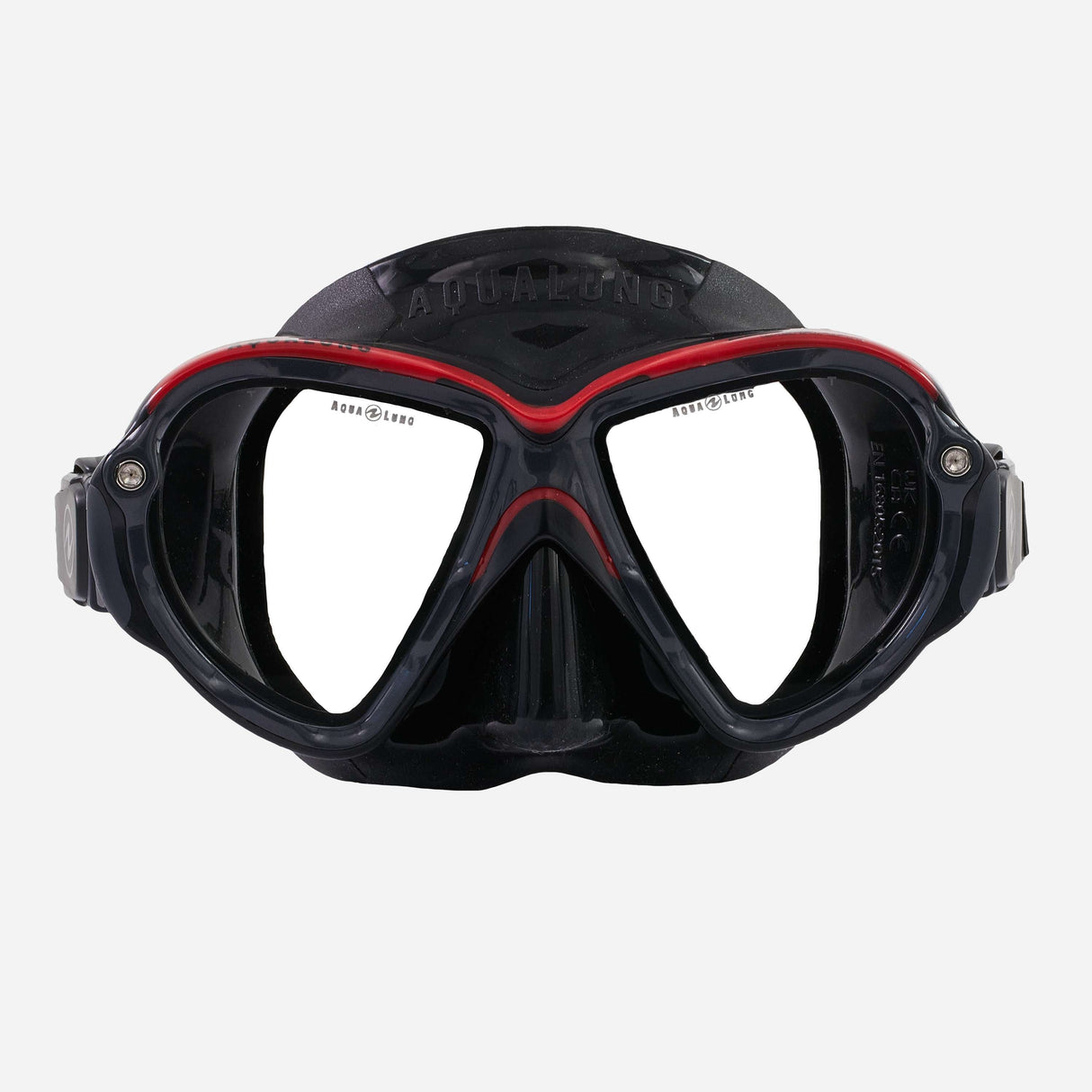 Aqualung Reveal Ultrafit Scuba Diving Mask-Black/Red-S-