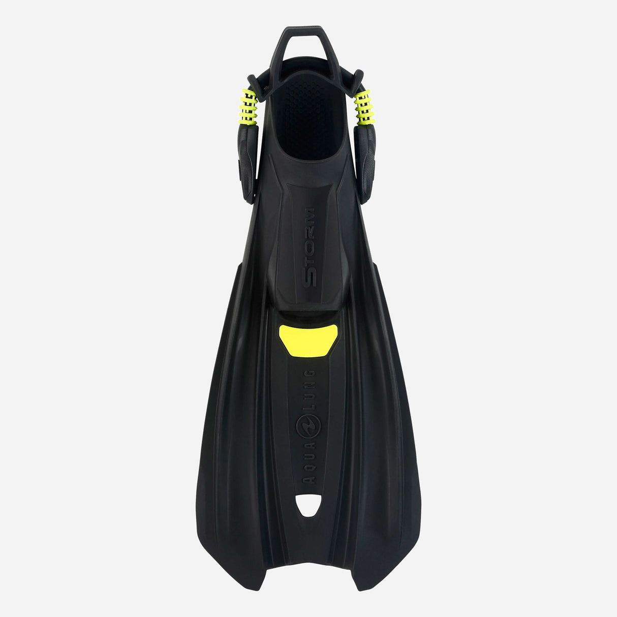 Aqualung Storm Open Heel Dive Fins-Black/Yellow-XS/S-