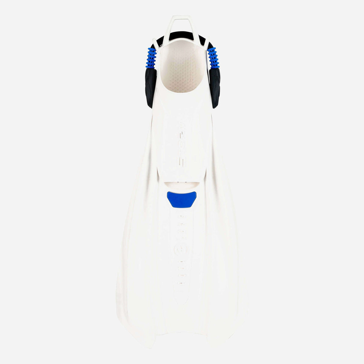 Aqualung Storm Open Heel Dive Fins-White/Blue-L/XL-