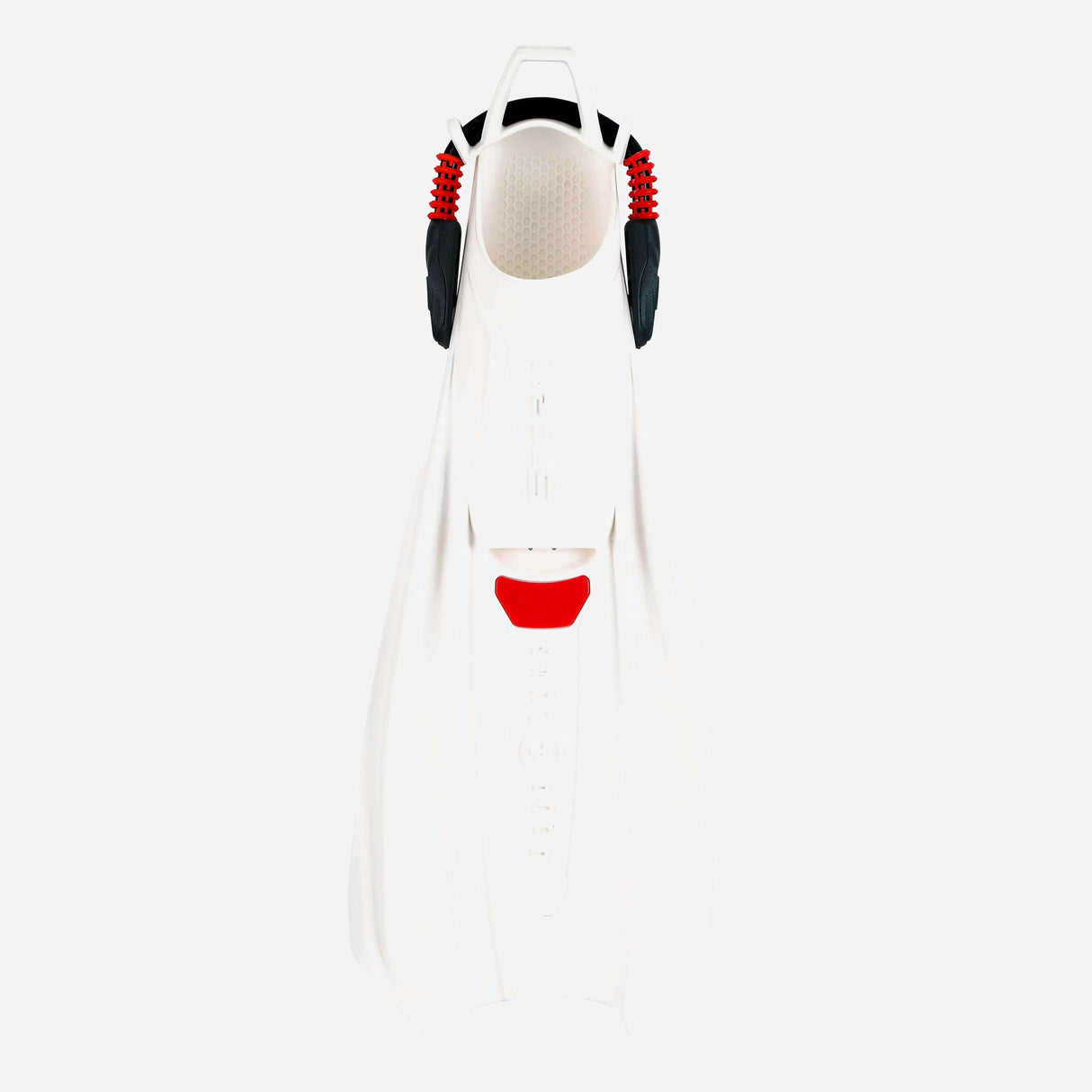 Aqualung Storm Open Heel Dive Fins-White/Red-M-