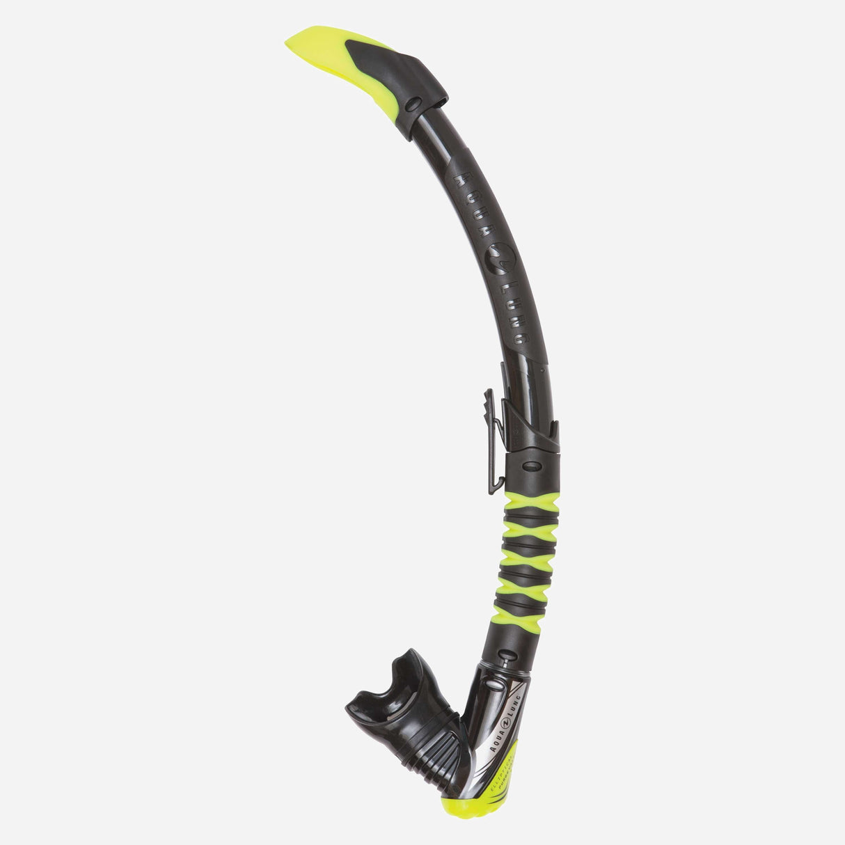 Aqualung Zephyr Flex Dive Snorkel-Black/Hot Lime-