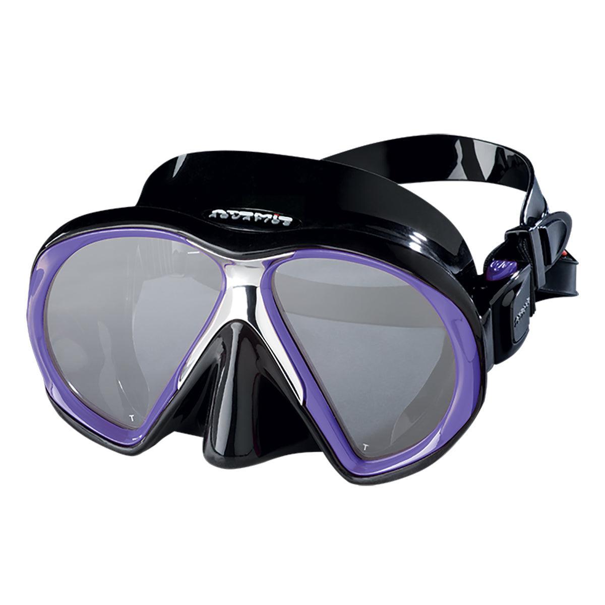Open Box Atomic Aquatics SubFrame Mask-Black/Purple-