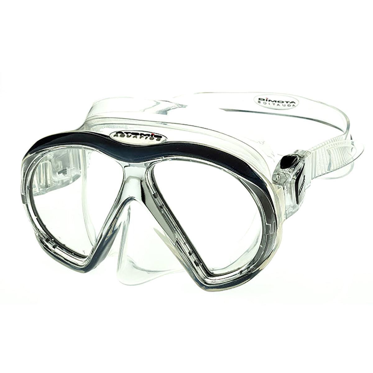 Open Box Atomic Aquatics SubFrame Mask, Medium Fit-Clear/Black-