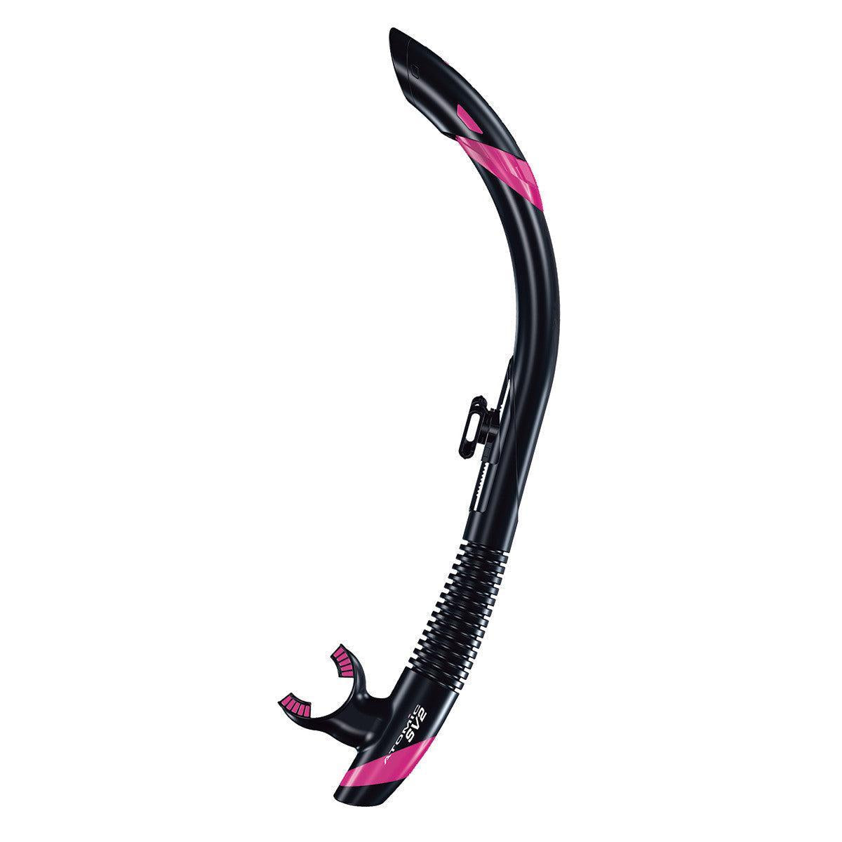 Open Box Atomic Aquatics SV2 Snorkel-Black/Pink-