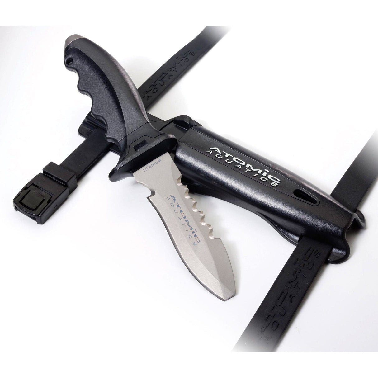 Open Box Atomic Aquatics Ti6 Titanium Blunt Tip Knife-