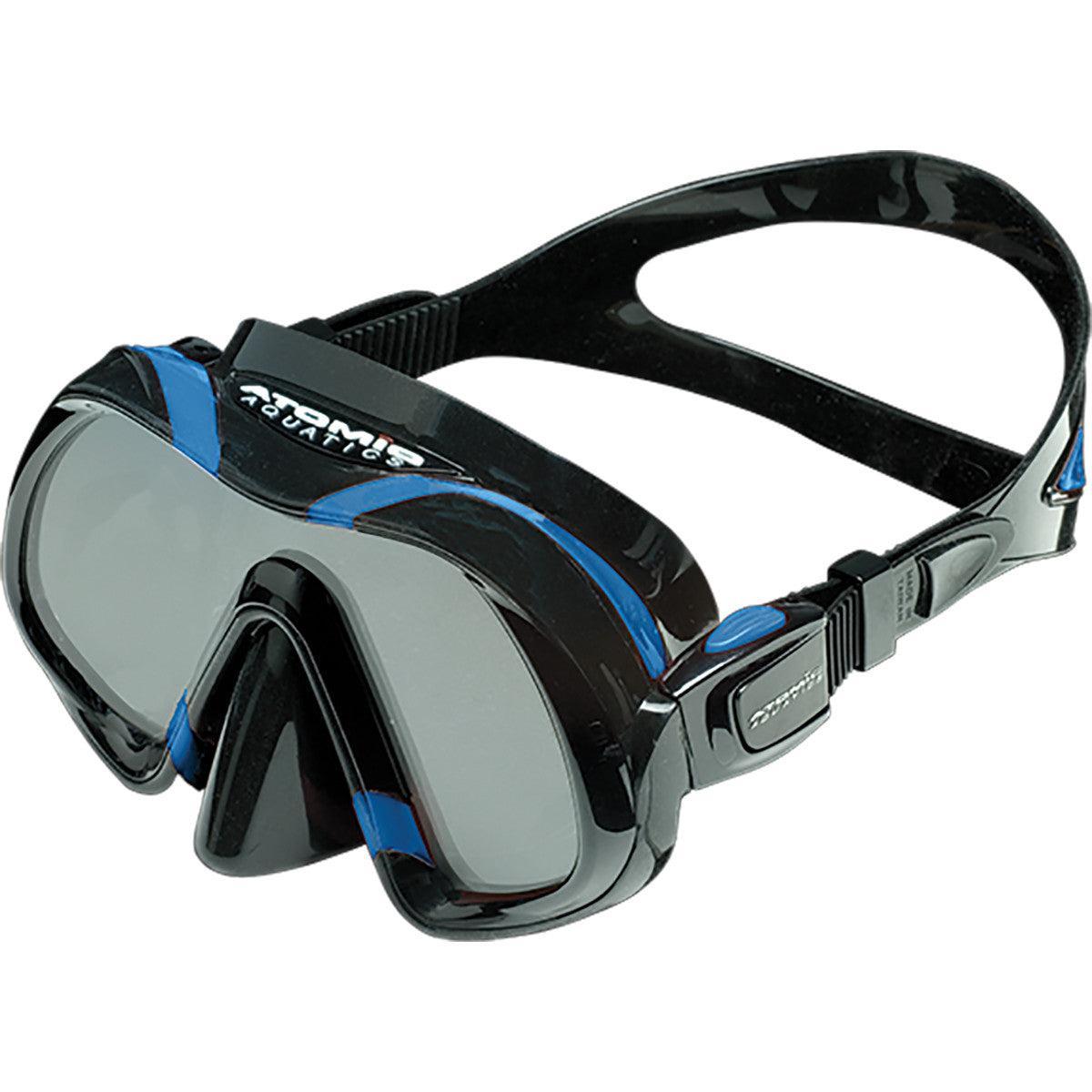Open Box Atomic Aquatics Venom Mask-Black/Blue-