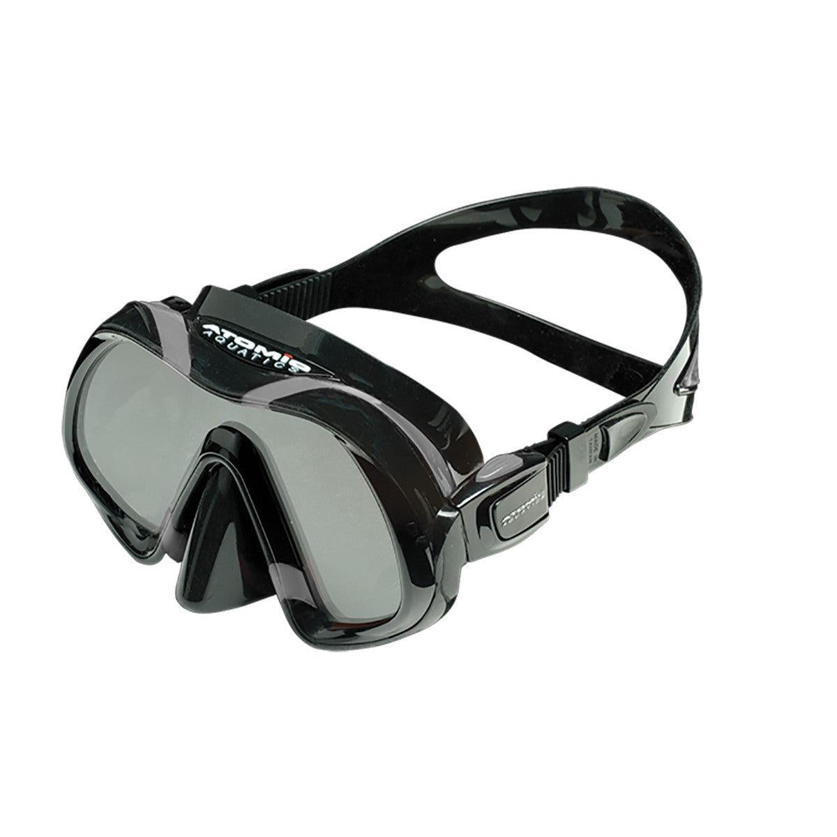 Open Box Atomic Aquatics Venom Mask-Black/Gray-