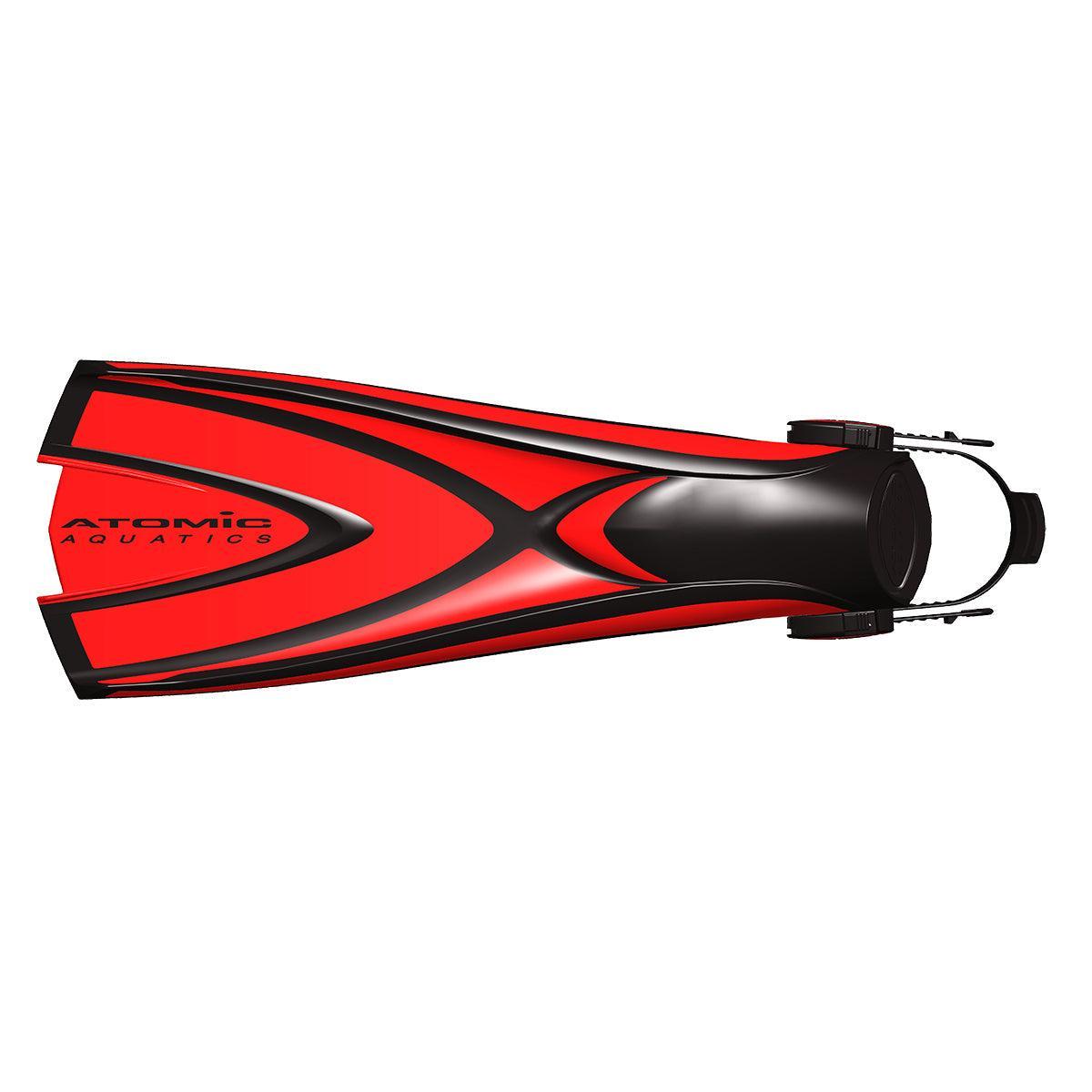 Open Box Atomic Aquatics X1 Fins-Red-Small-