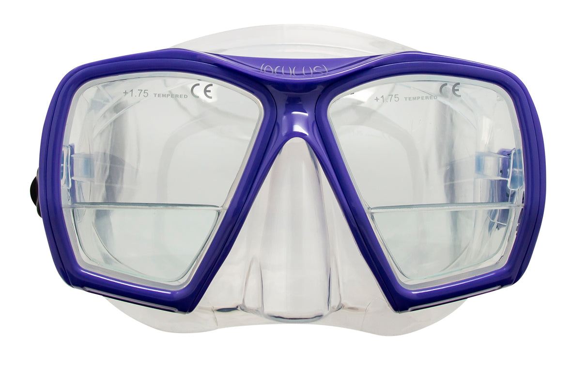 Genesis Oculus Mask A Scuba Mask with +175 Reader Lenses-Ultra Violet-