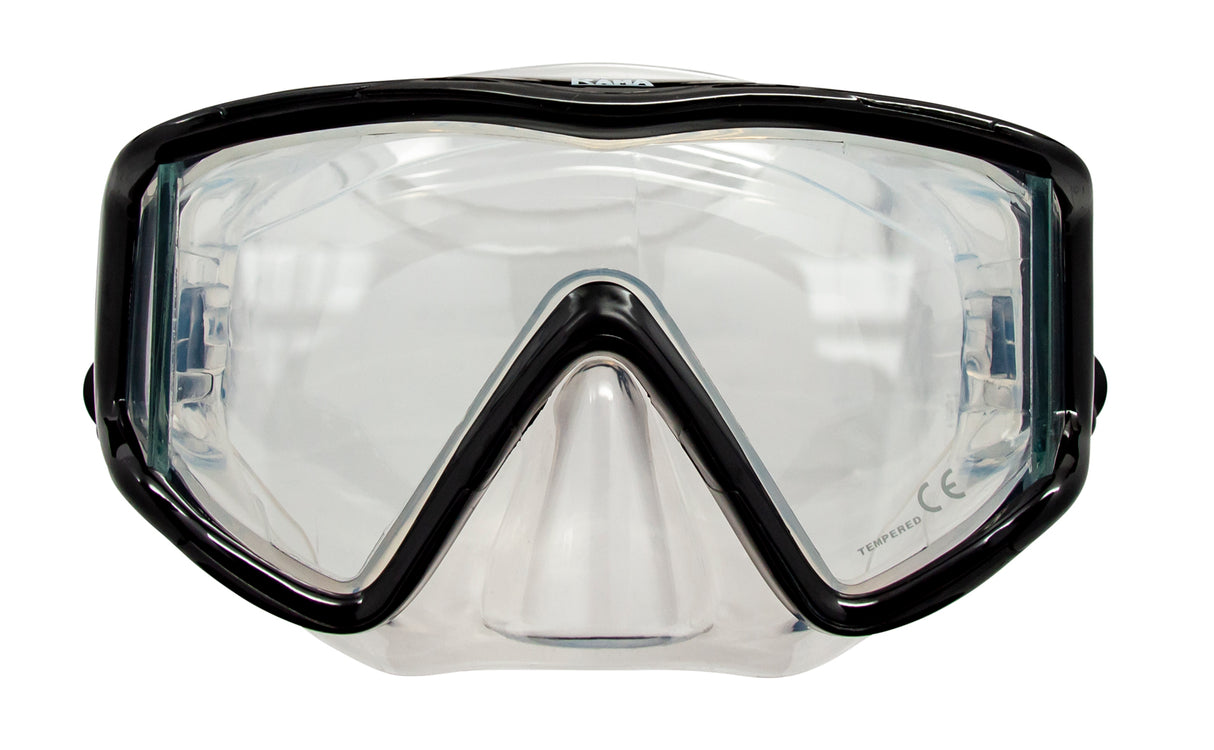 Genesis Rama Dive Mask without Purge-Black-
