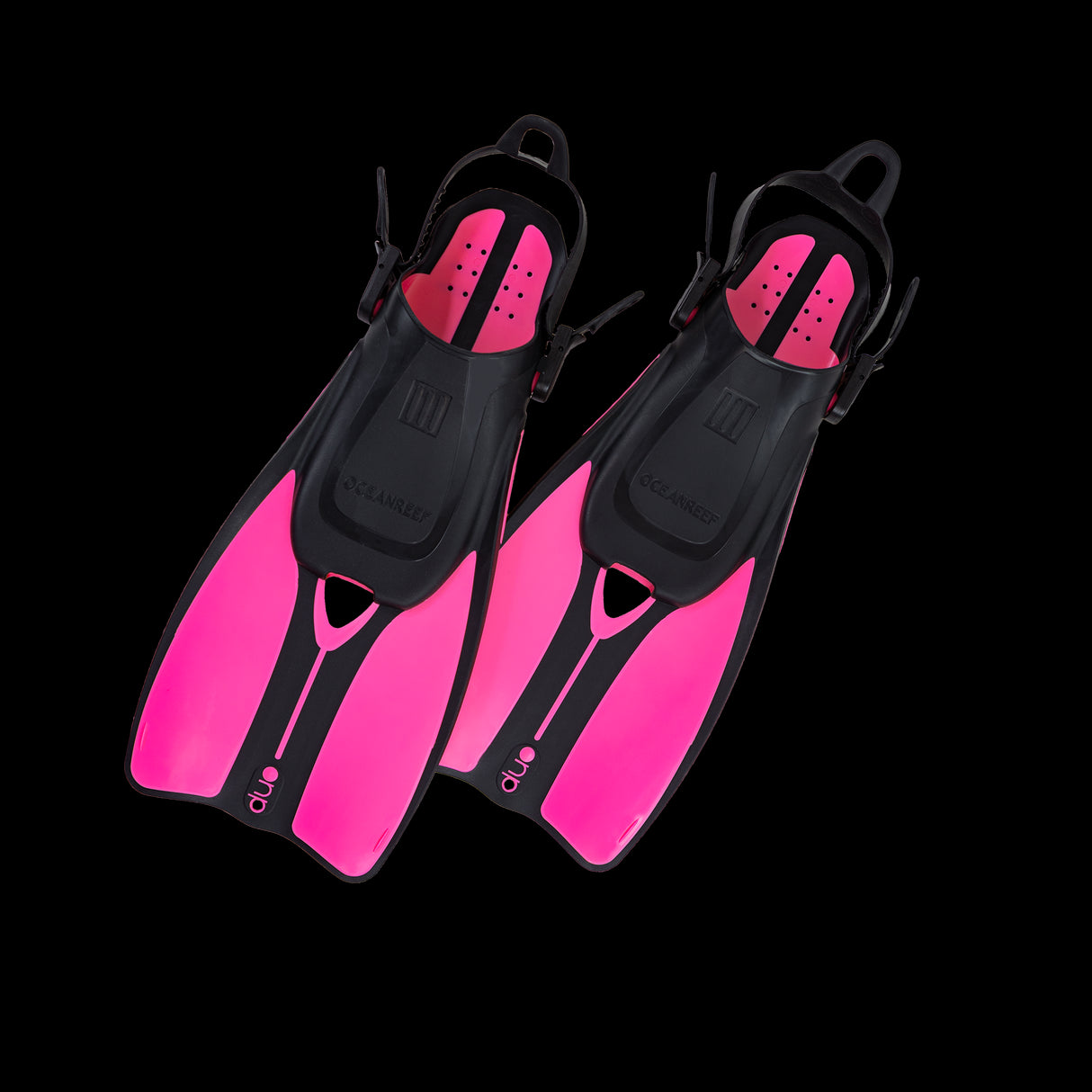 Ocean Reef Duo II Fins for Snorkeling and Swimming-Pink-S/M-New