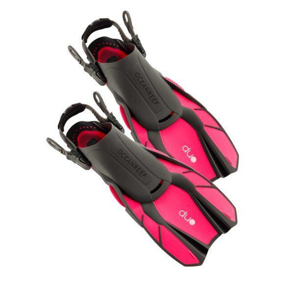 Open Box Ocean Reef Reef Duo FINS-Pink-L/XL-