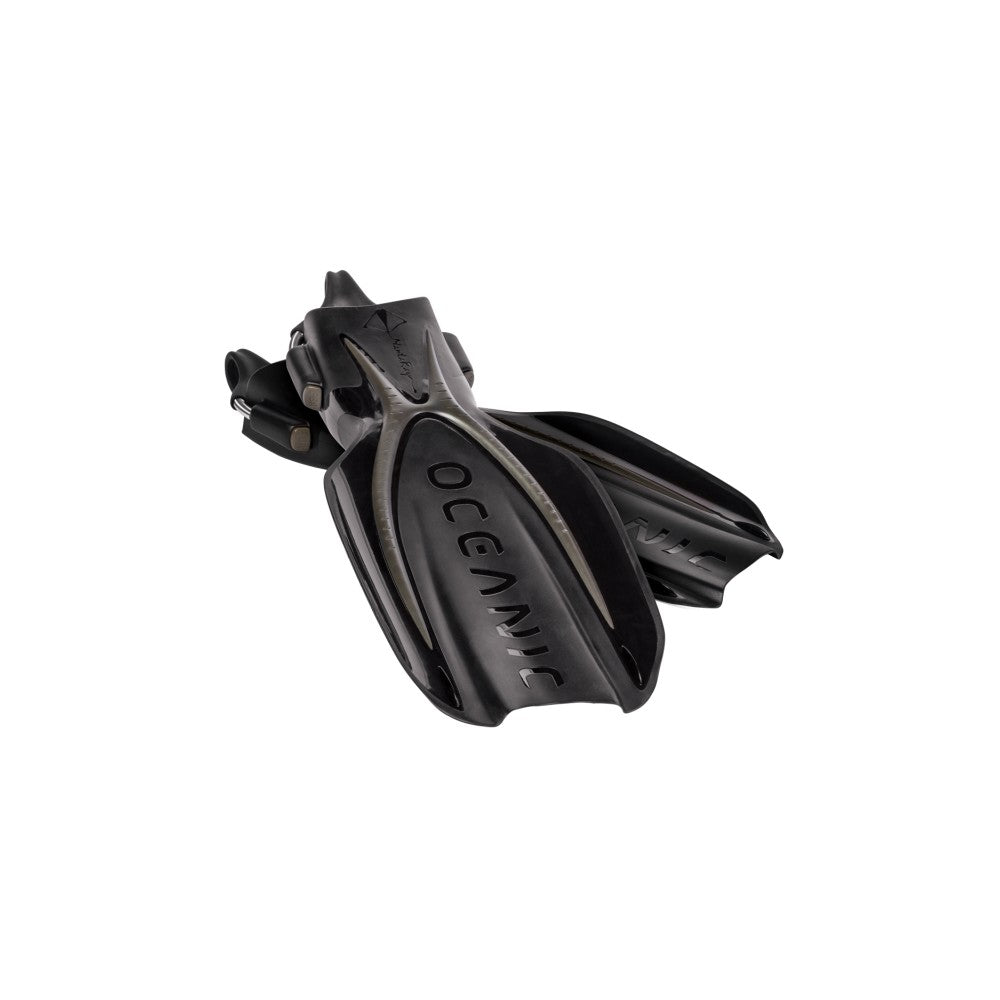 Open Box Oceanic Manta Ray Fin-Titanium/Black-SM-