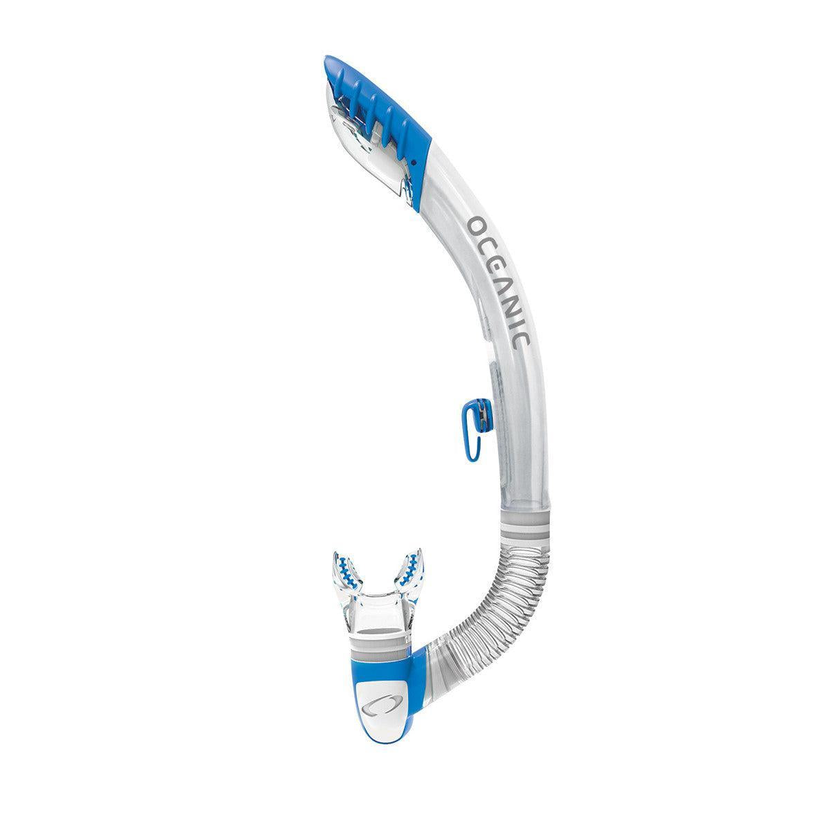 Open Box Oceanic Ultra Dry 2 Snorkel-Clear/Blue-