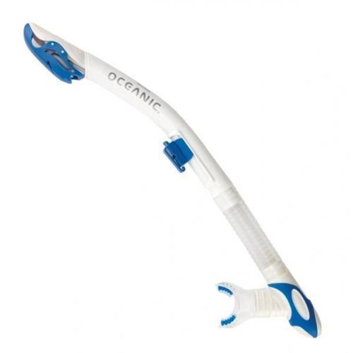 Open Box Oceanic Ultra Dry Snorkel-White/Blue-