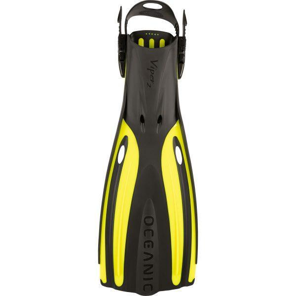Open Box Oceanic Viper 2 OH Fin, OC-Yellow/Black-XL-Like New