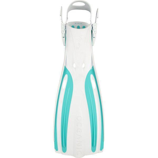 Open Box Oceanic Viper 2 OH Fin-White/Aqua-XS-