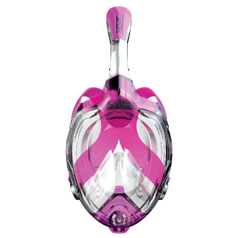 Seac Libera Full Face Mask-Transparent/Pink