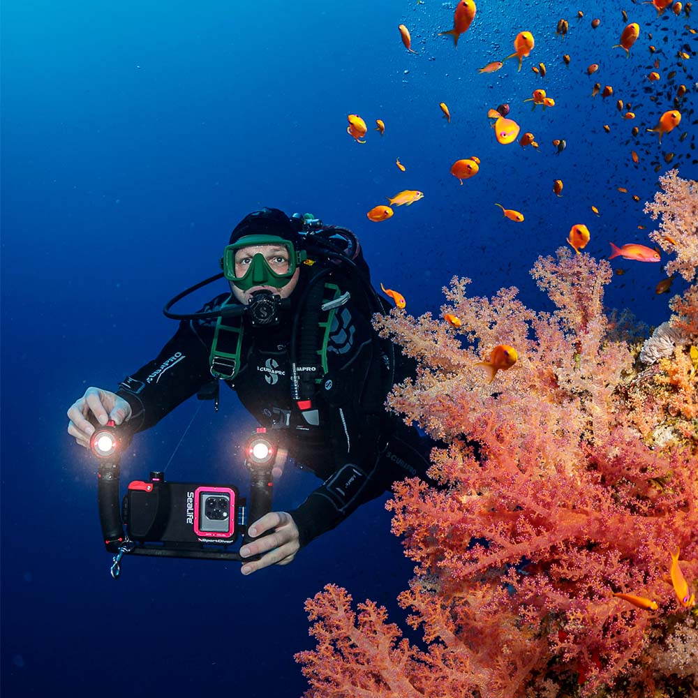 SeaLife Sea Dragon 3000F Color Boost COB LED Photo-Video Light Kit Head-