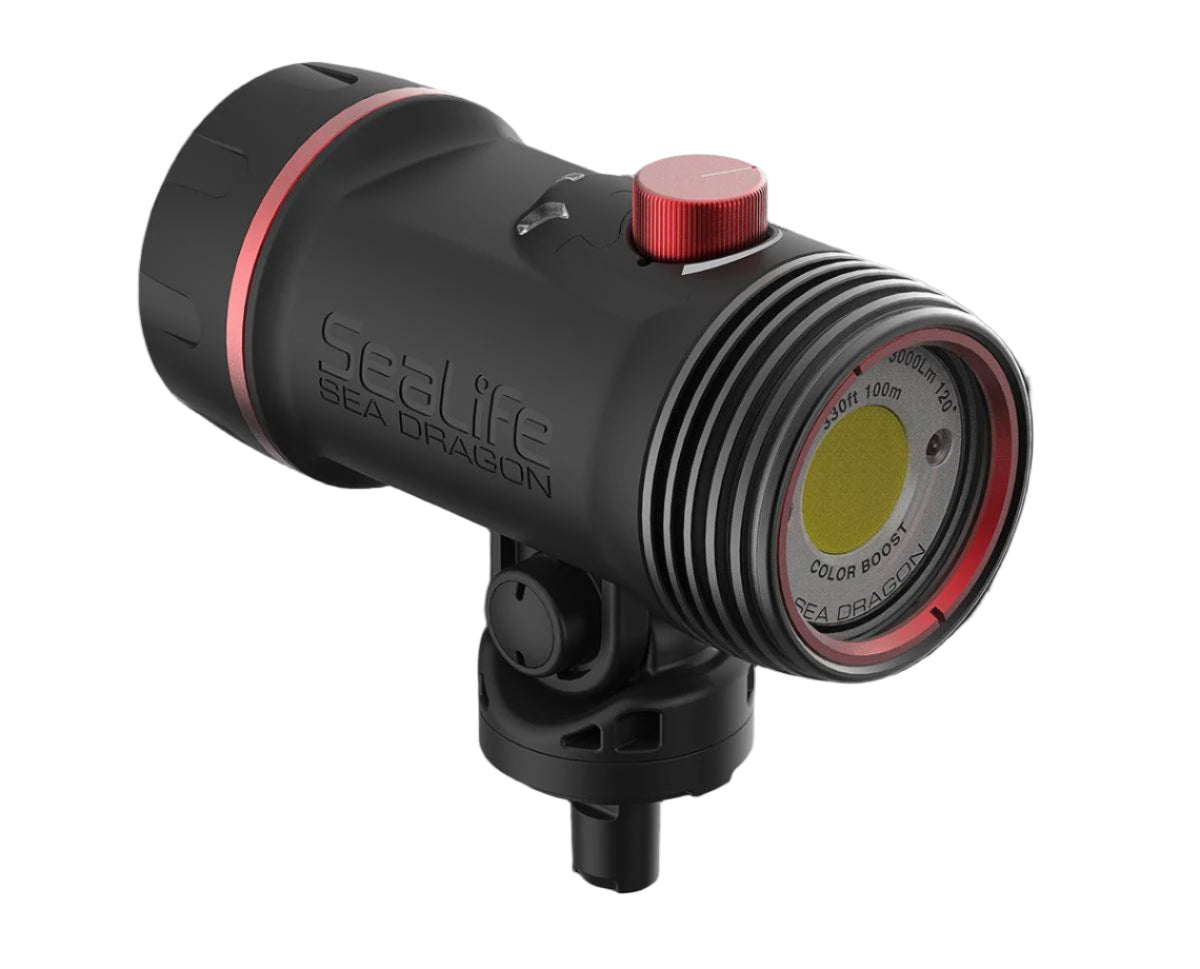 SeaLife Sea Dragon 3000F Color Boost COB LED Photo-Video Light Kit Head-
