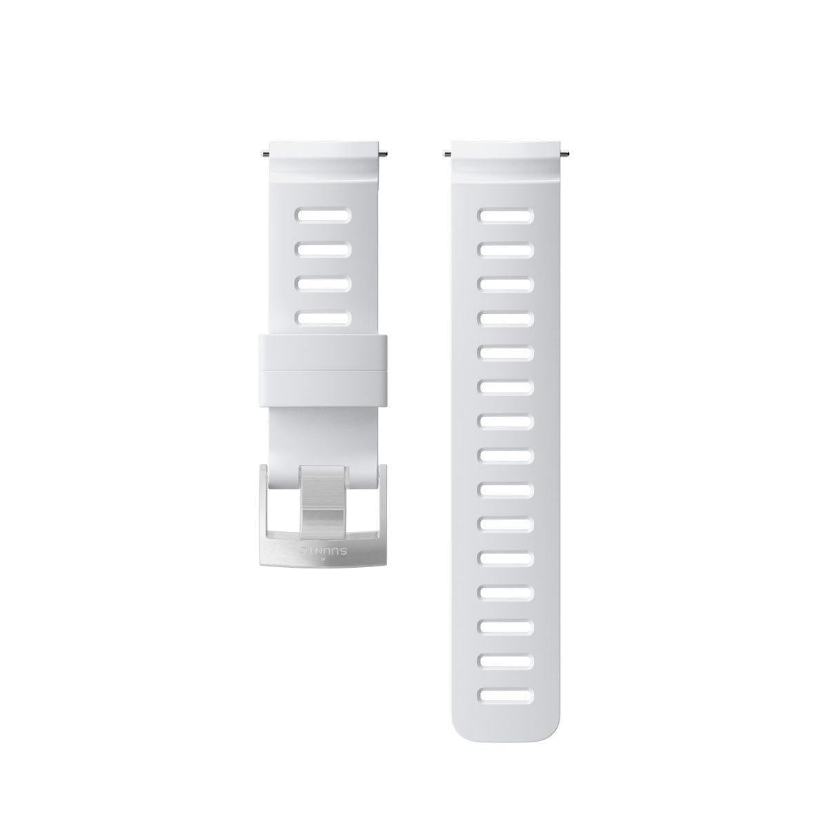 Open Box Suunto 24mm Dive 1 Silicone Strap-White Steel-M-