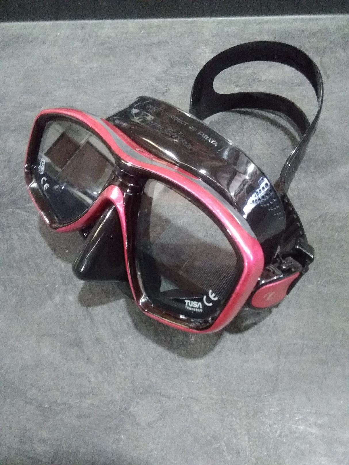 Open Box Tusa Ceos Mask-Black/Rose Pink-