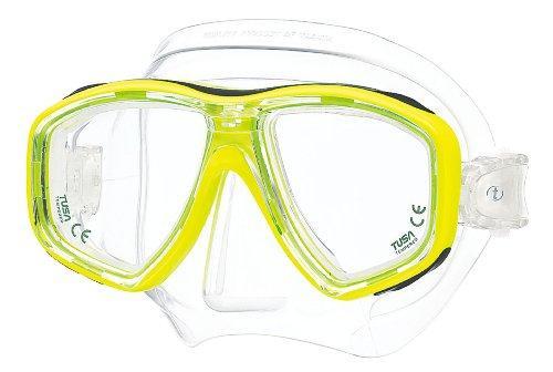 Open Box Tusa Ceos Mask-Yellow-
