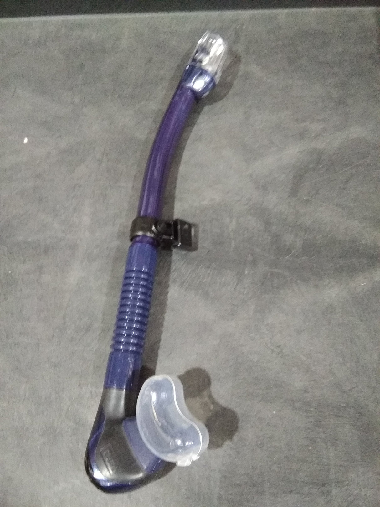 Open Box Tusa Hyperdry Elite II Snorkel-Indigo Silicone-